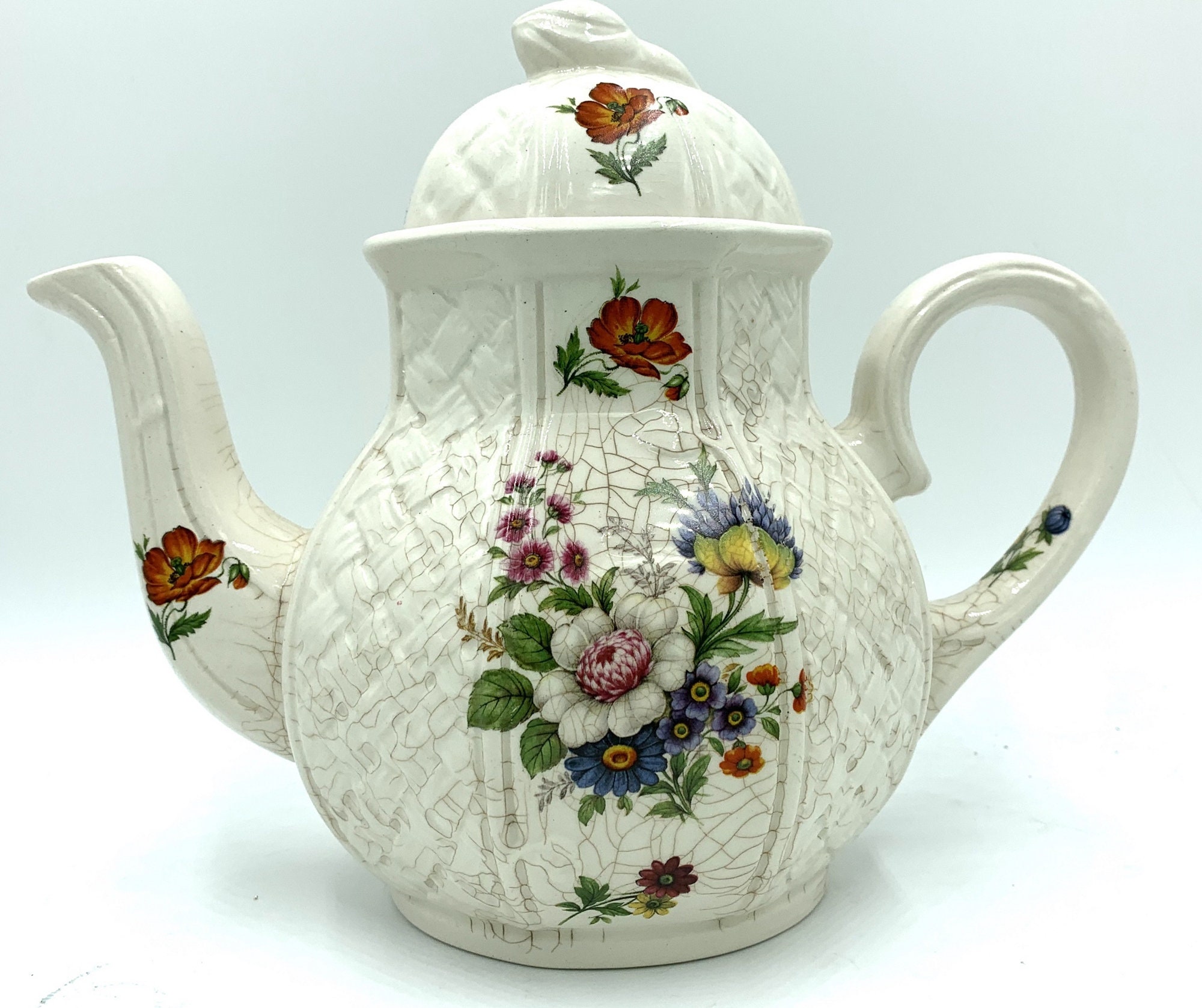 Vintage Arthur Wood TeapotArtistic English Teapot Many Etsy