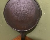 vintage wagner ware cast iron 6 Center logo