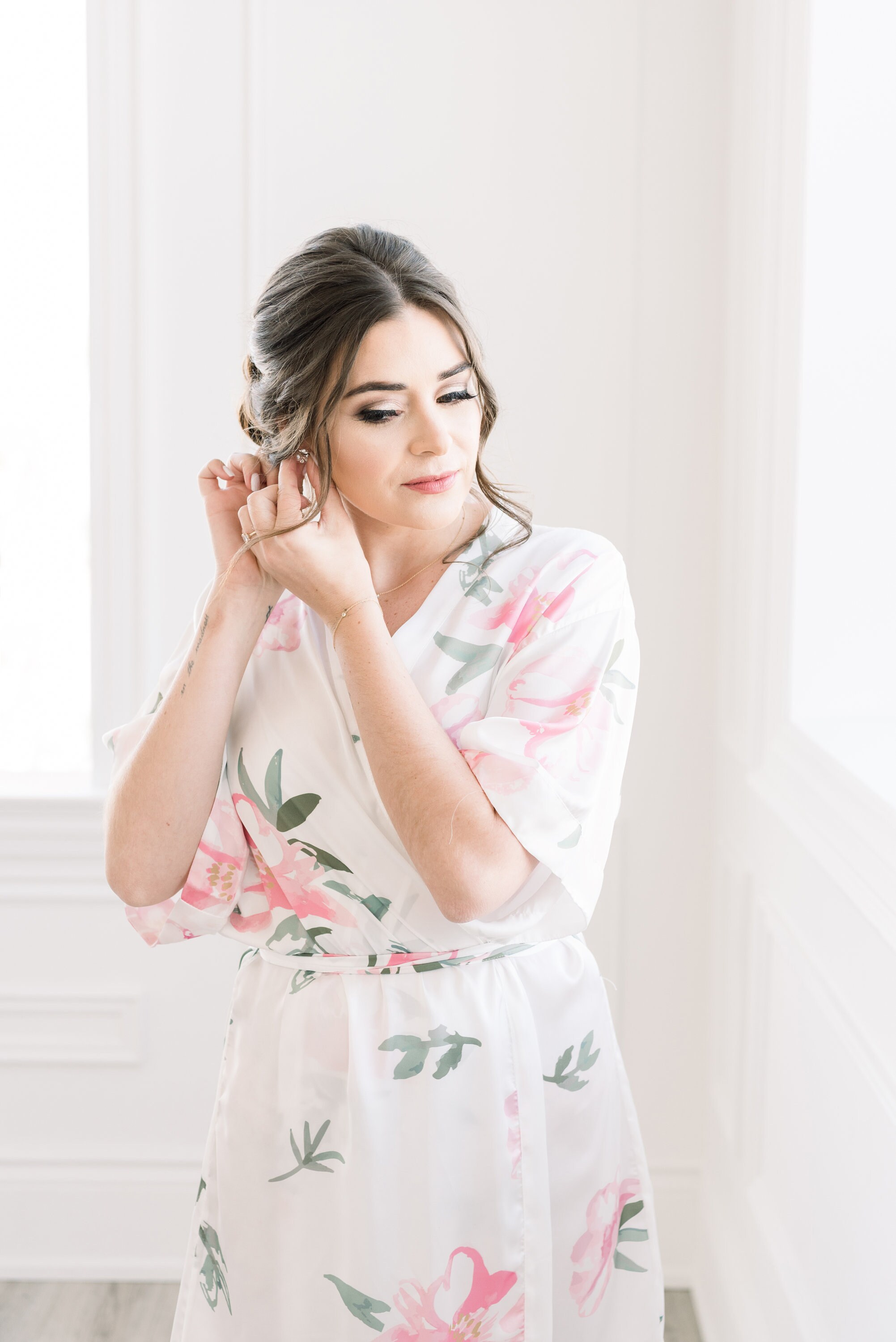 Floral Print Bridesmaid Robes Getting Ready Robes Bridal Etsy