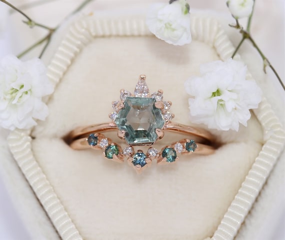 Sapphire rings etsy deals