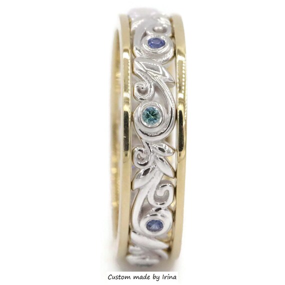 Vintage style sale eternity rings