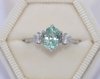 Custom Made 3 Stone Vintage Inspired Ring SETTING ONLY