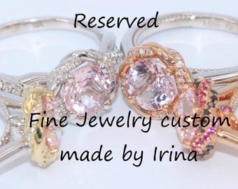 Custom Made Ring and Band soldered together. Reserved for Swanky - 2nd payment