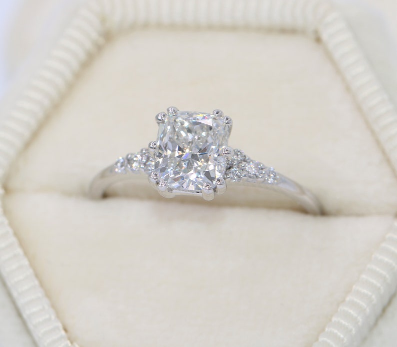 1 Carat Lab Diamond Engagement Ring - Etsy