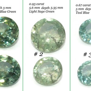 Teal Unheated Montana Sapphire Ring, Pastel Sapphire Ring
