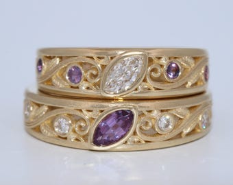 Custom Made 2 Rings. Reserved for Ceceilia. 2nd  half payment