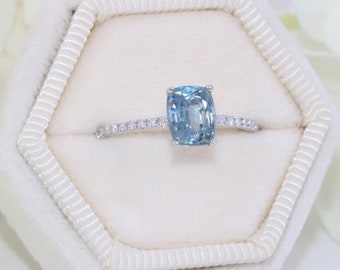 Custom Low Set Dainty Classic Diamond Band Solitaire Setting ONLY