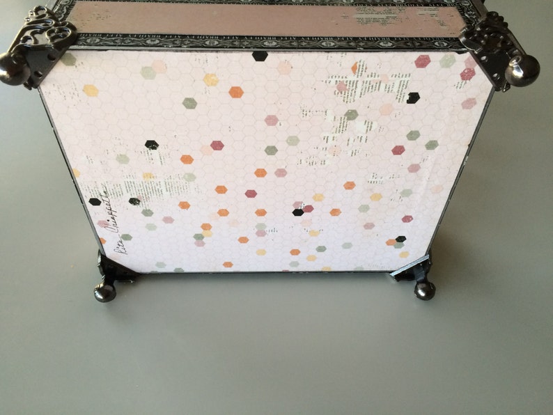 Flowers Galore Keepsake Box Jewelery Box Decorative Box Altered