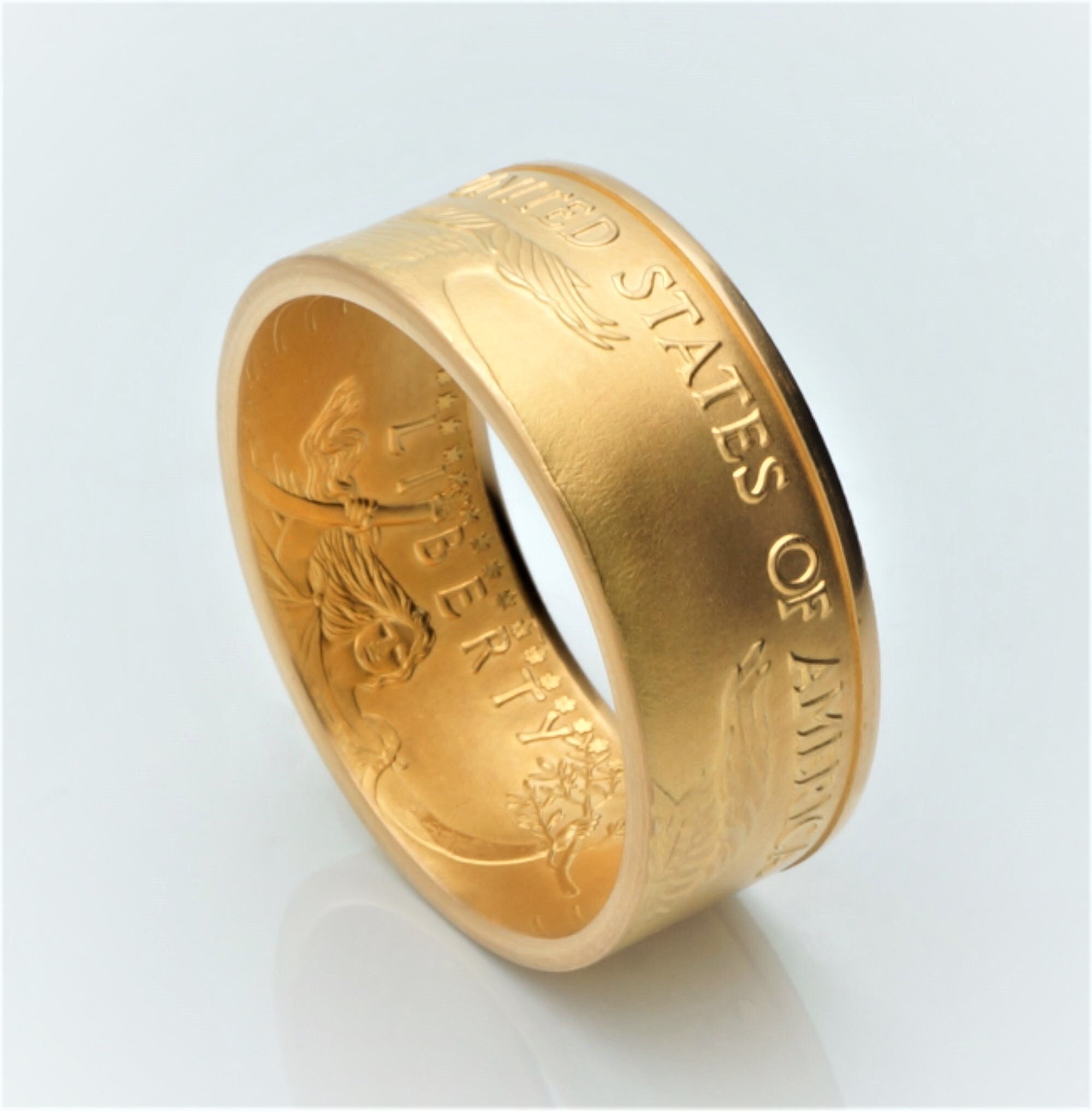 アクセサリー TOMWOOD Coin Ring Angel Gold Coin Ring Gold - Tom Wood Project Official Online Store