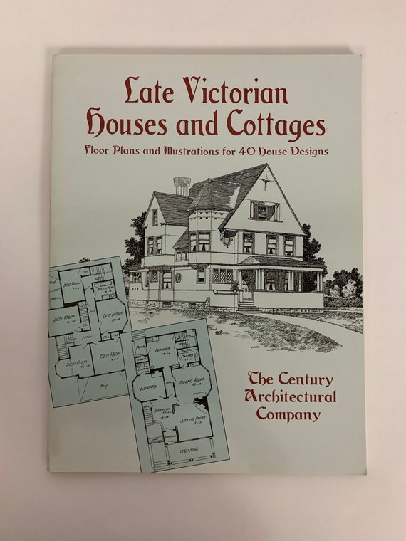 Late Victorian Houses And Cottages Floor Plans And Etsy