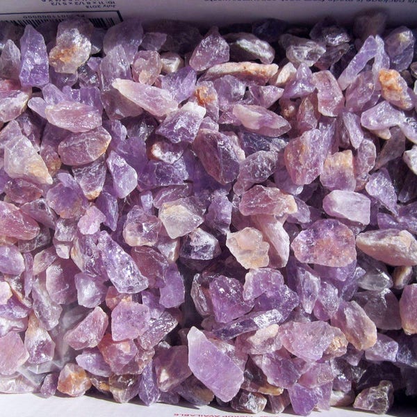 Small AMETHYST CRYSTAL Rough * 40-70/Lb * February Birthstone * Raw Amethyst Geode Crystals * Wholesale Cutting Tumbling Wire Wrap Jewelry