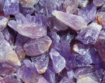 Wholesale AMETHYST ROUGH * 1/2-1" Size * Feb. Birthstone * Raw Purple Crystal Rough Wire Wrap Cutting Tumbling Rough Jewelry Brazil