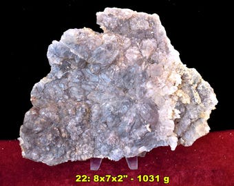 Flower AMETHYST * FREE Stand * Colorful Druzy Crystals w/ Thin Matrix * Brazil * Choice of 17