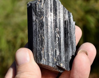 3-5" BLACK TOURMALINE Mineral Specimens:  Choice of 12 Schorl Crystals from Minas Gerais, Brazil