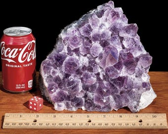 AMETHYST CATHEDRALS Cut Base Brazil: Choice of 18 GEODE Clusters * February Birthstone