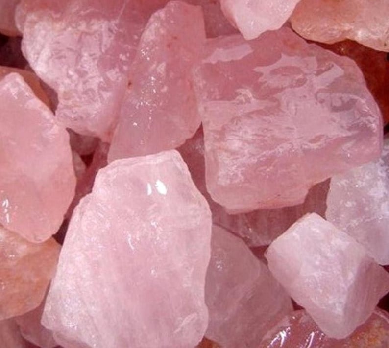 Bulk Rose Quartz Crystal Rough * 7 Dif Sizes -> Mini 1/2" to Mega 7" * Wholesale Pricing * Jewelry Making Wire Wrap Crafts