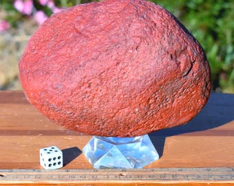 HUGE Red JASPER BOULDERS: Choice of 11 River Rounded Extra Large Mineral Specimens * Cutting Rough * Rock Garden * Arizona or Oregon