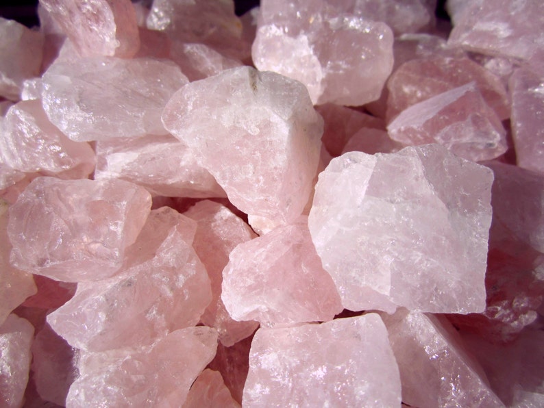 BULK ROSE QUARTZ Cristaux Sable à la taille énorme Etsy