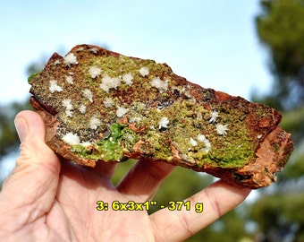 Rare GREEN ROSACITE w/ Hemimorphite Crystal Mineral Specimens * Santa Eulalia Mine, Mexico * Choose Exact 3-6" Specimen * Zinc Lead Ore