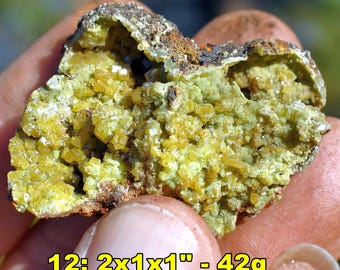 GREEN ADAMITE Mineral Specimens * Choice of 20 Zinc Ore Specimens * Santa Eulalia, Mexico