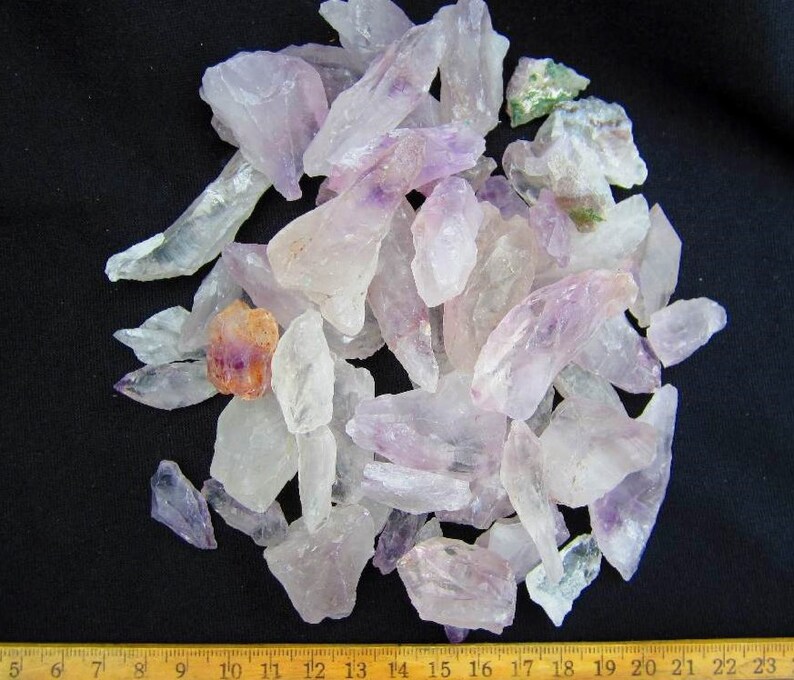 WHOLESALE AMETHYST CITRINE & Quartz Crystals 1/2 Lb Lot Etsy