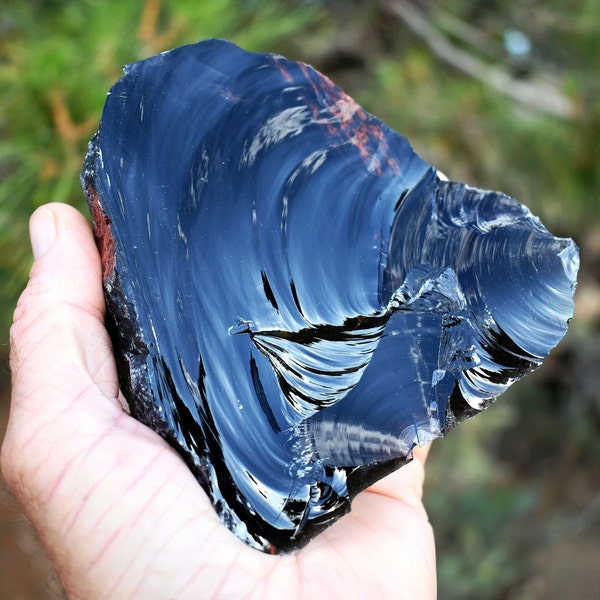 LARGE OBSIDIAN Rough * Choice of Sizes * Natural Black Igneous Knapping Rough Volcanic Glass * Modoc Co, California  Bulk Wholesale Discount
