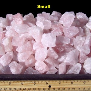 BULK ROSE QUARTZ Crystal Rough – Madagascar, Jewelry Making, Wire Wrapping Lapidary image 9