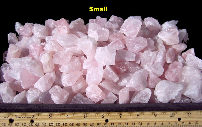 BULK ROSE QUARTZ Crystal Rough – Madagascar, Jewelry Making, Wire Wrapping Lapidary image 9