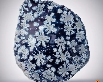 Large SNOWFLAKE OBSIDIAN: Choice of Sizes or Bulk Chips * Natural Black & White Igneous Volcanic Glass * California