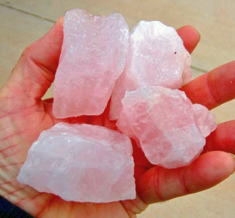 WHOLESALE ROSE QUARTZ Crystals January Birthstone Wedding Etsy