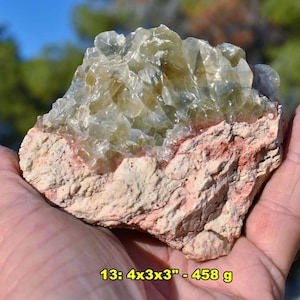 Large GREEN CALCITE Mineral Specimens: 3-5" Size * Choice of 8 * Mexico