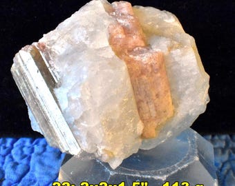 PINK TOURMALINE Mineral Specimens Brazil: Choice of 10 Natural Pink Gemstone Crystals in Matrix