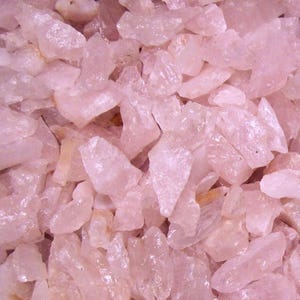 Bulk Rose Quartz Crystal Rough * 7 Dif Sizes -> Mini 1/2" to Mega 7" * Wholesale Pricing * Jewelry Making Wire Wrap Crafts