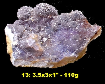 3-5" STARBURST AMETHYST * Colorful Rainbow Crystals w/ Thin Matrix * Brazil * Choice of 20