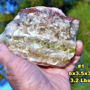 Large GREEN CALCITE Mineral Specimens * 4-7" Cabinet Size * Choice of 8 * Green Mineral Specimen Mexico