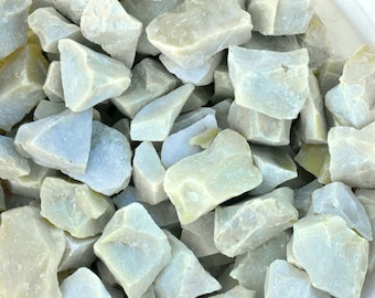 LEMON LIME QUARTZ Tumbling Cutting Rough * Medium 2&quot; & Large 3&quot; Sizes * Raw Yellow Green Crystal Mineral Stones * Brazil