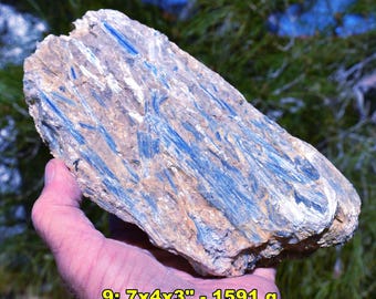 HUGE BLUE KYANITE Mineral Specimens Brazil: Choice of 10 Museum Quality Raw Kyanite Crystal Clusters