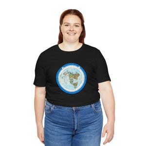 Vintage-Inspired World Map Tee for Travelers, Adventure Shirt, Gift for Geography Lovers, Casual Wear, Eco-Friendly Tee