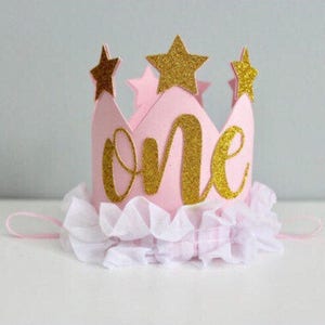Star crown, star decor, first birthday, twinkle birthday decor, star birthday hat, first birthday hat
