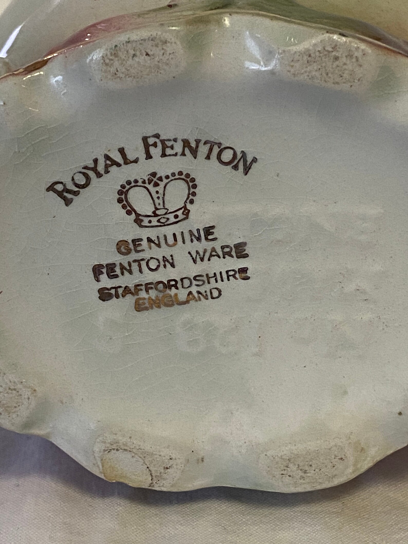 Antique Royal Fenton Floral Motif Double Handle Vase Fenton Etsy