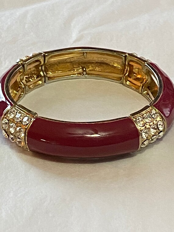 wine colored costume jewelry