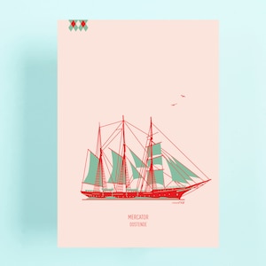 Karten von Ostende: De Grote Post, Mercator, Venitiaanse Gaanderings