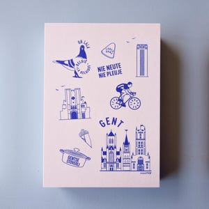 Postal Oh lala Gent rosa - risoprint + portada