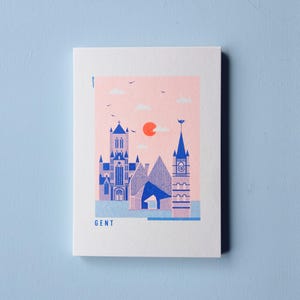 Postal prefeitura Ghent mix - risoprint + capa