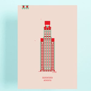 Entradas de Amberes: Boerentoren, Koninklijk museum voor schone kunsten, Modenatie, Het Steen