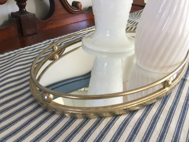 Large Brass Mirror Tray Mid Century Modern Vanity Bathroom Tray Mid Century Modern Vanity Bathroom