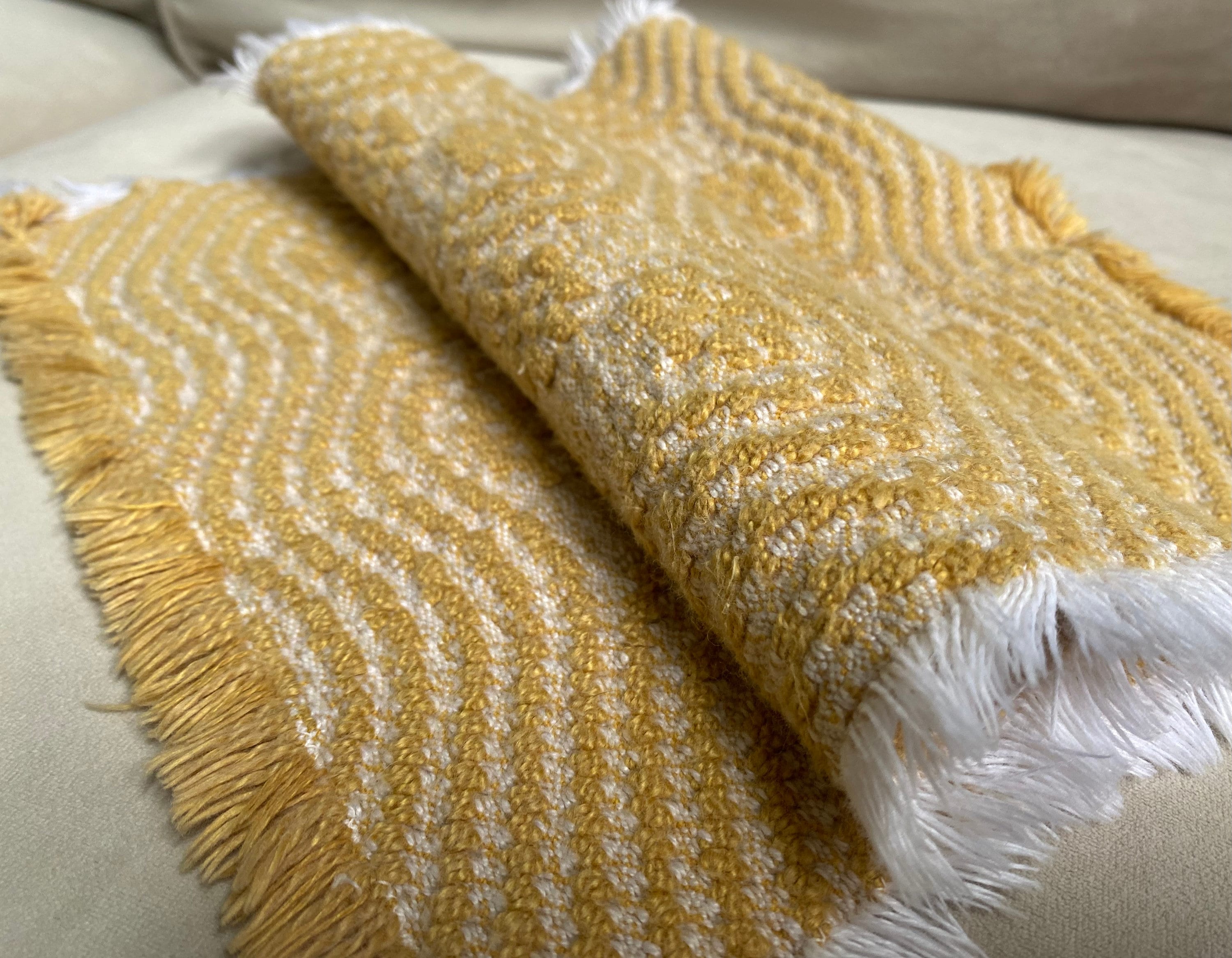 Set 3 LOOM Woven Placemats Vintage Yarn Dyed Cotton HARVEST Etsy