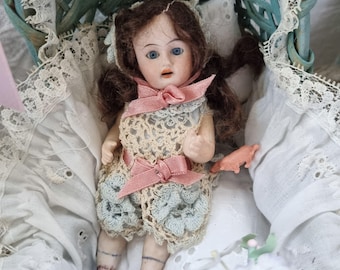 RARE GRANDE Poupée Bébé caractère ancienne PUPPENFABRIK CALLERFELDER