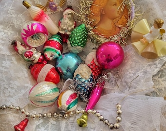 Vintage German Inge Glas Lauscha Glass Christmas Ornament Santa - Etsy