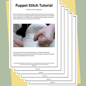 Henson/Puppet Stitch Tutorial
